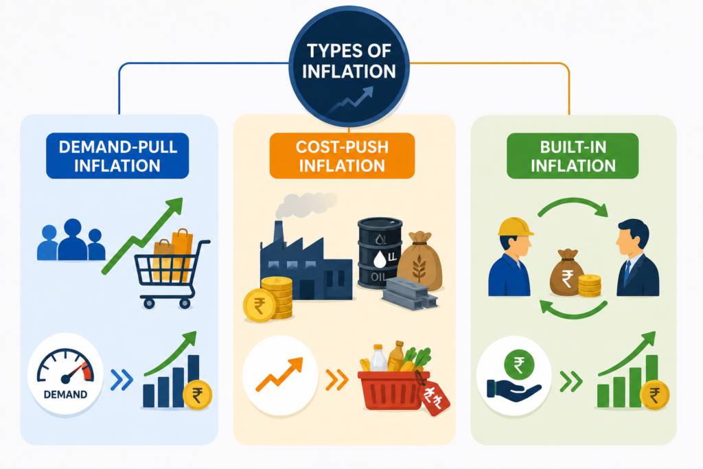 How Inflation Affects Your Daily Life & Savings types of inflation