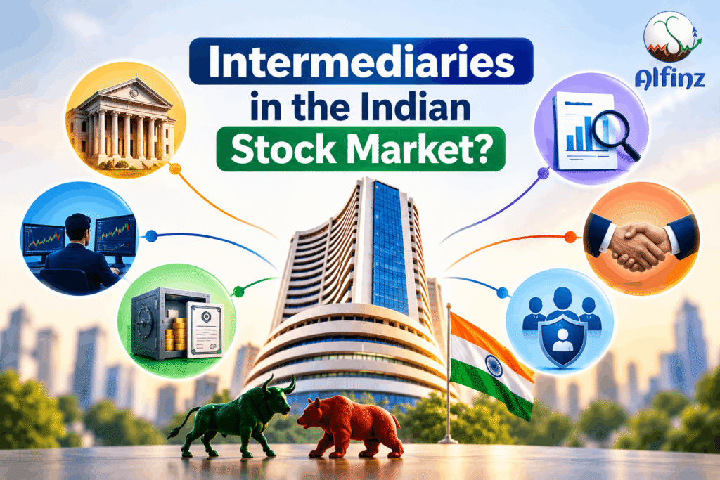 Intermediaries in the Indian Stock Market explained for beginners