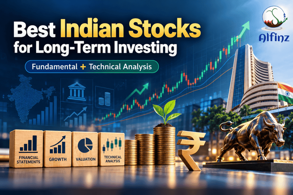 Best Indian stocks for long-term investing with fundamental and technical analysis